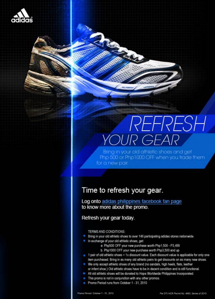 Adidas 'Refresh Your Gear' Promo 