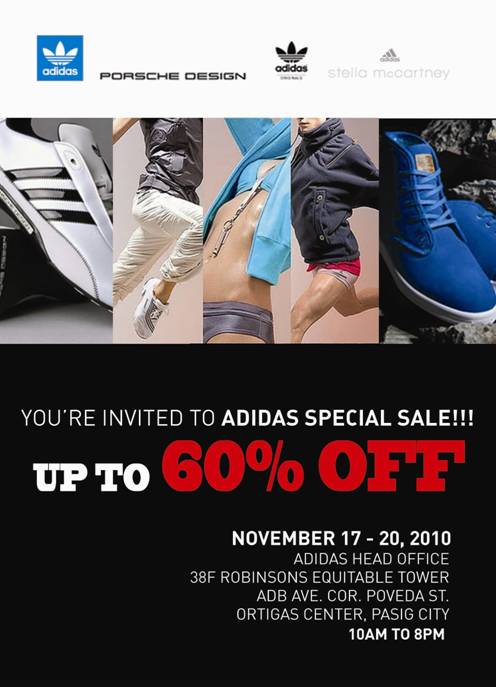 upto 60% OFF Adidas Special Sale - Nov 