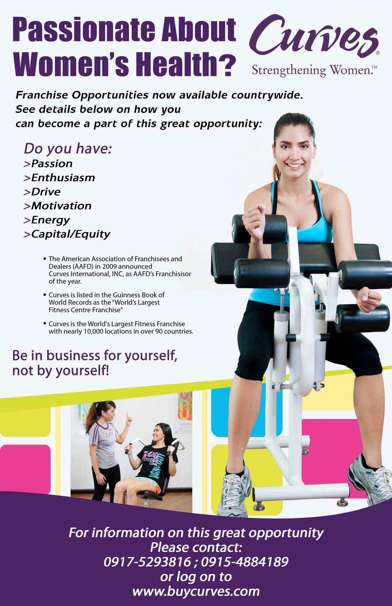 CURVES Now open for franchising in the Philippines Pinoy Fitness