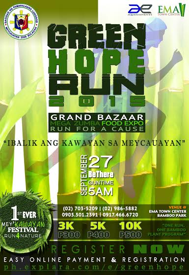 Green Hope Run @ Meycauayan, Bulacan | Registration, Singlet, Map ...