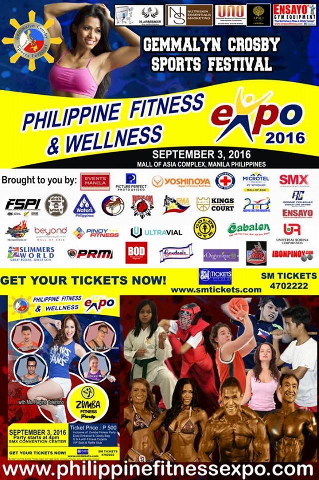 Philippine Fitness And Wellness Expo 2016 In Smx Pinoy Fitness