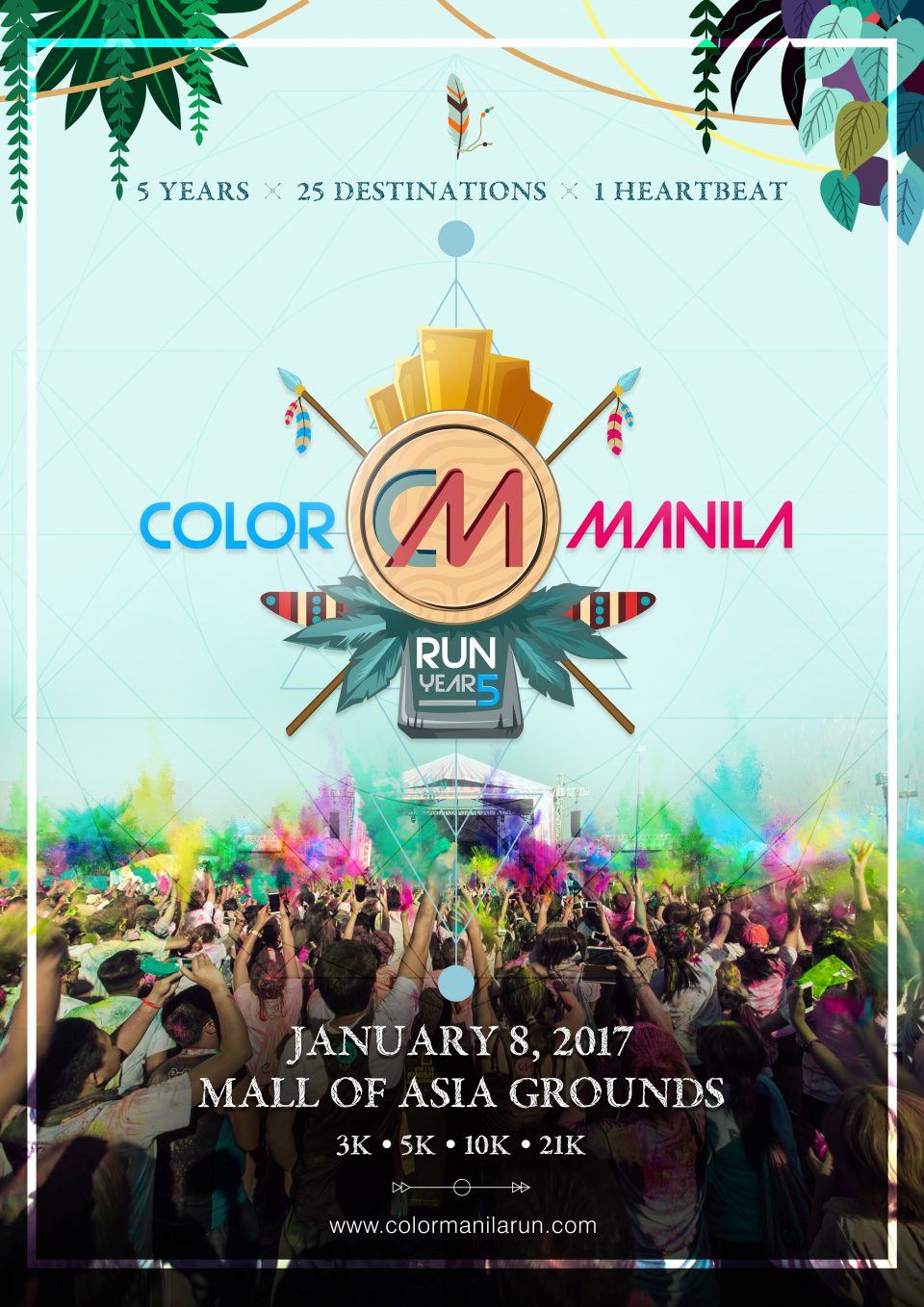 Color Manila Run Year 5 in SM Mall of Asia Pinoy Fitness