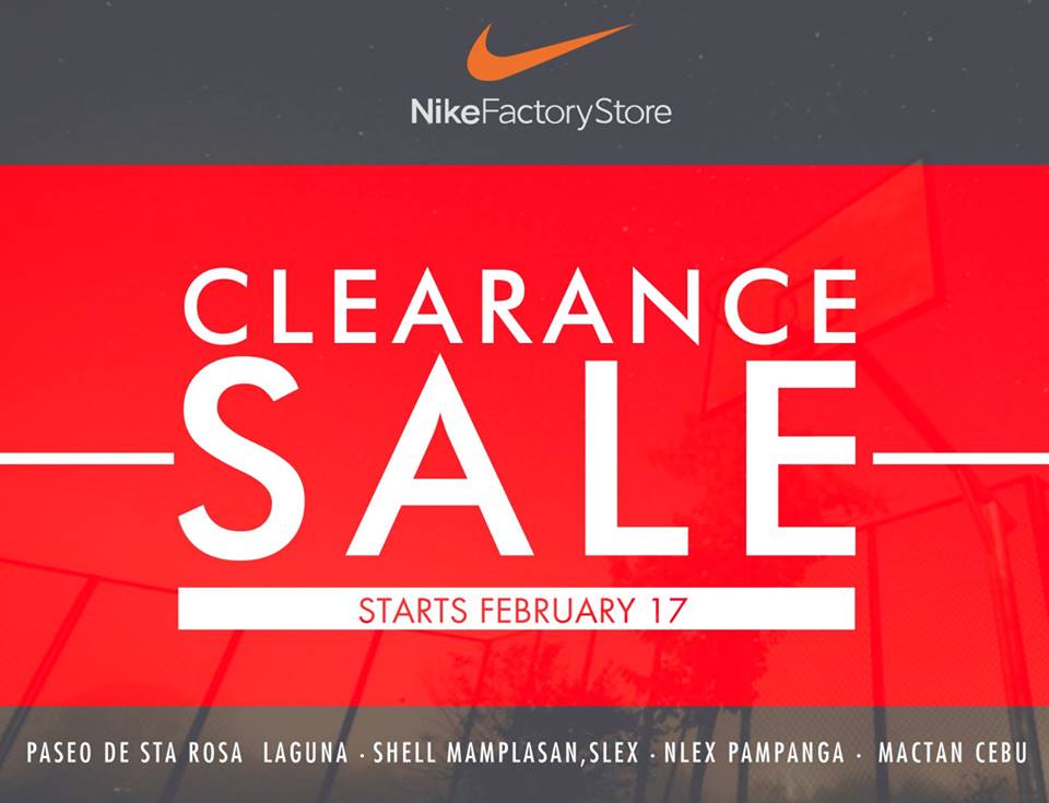 nike clearance sale near me