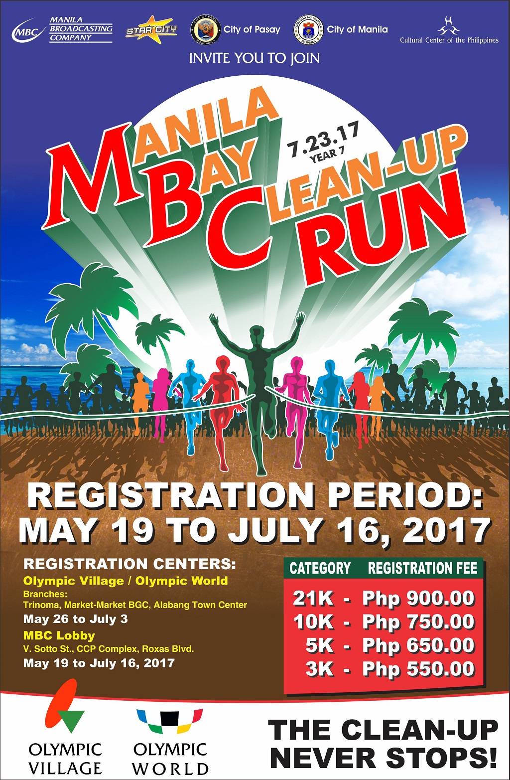 Manila Bay Clean Up Run 2017 In Ccp Complex 