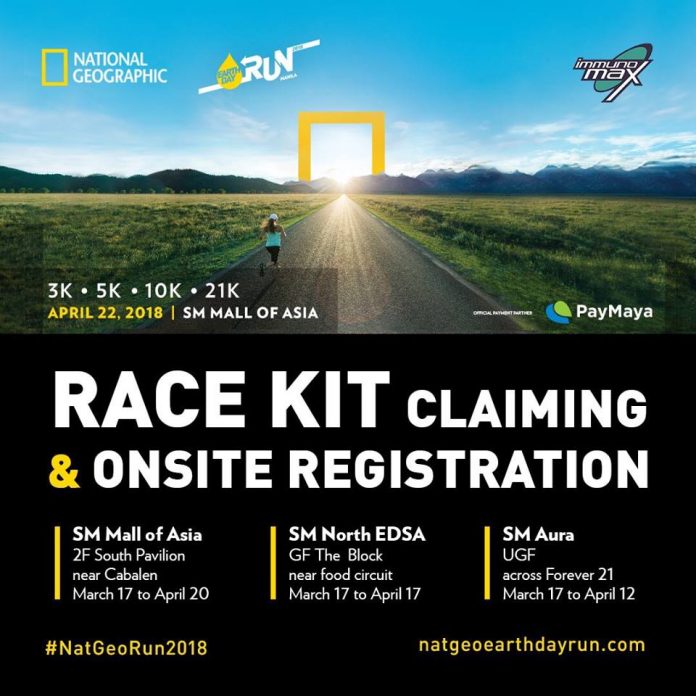 NatGeo Earth Day Run Manila 2018 in SM Mall of Asia Pinoy Fitness