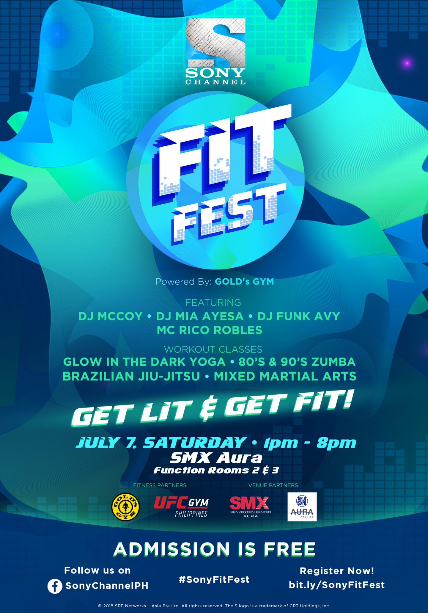 Sony Fit Fest 2018 at SMX Aura Pinoy Fitness