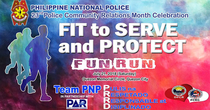 Fit To Serve And Protect Fun Run 2018 At Qc Circle Pinoy Fitness