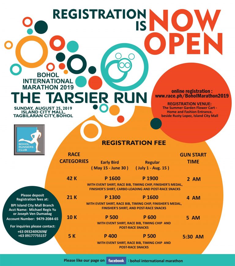 Bohol International "The Tarsier Run" Marathon 2019 ...