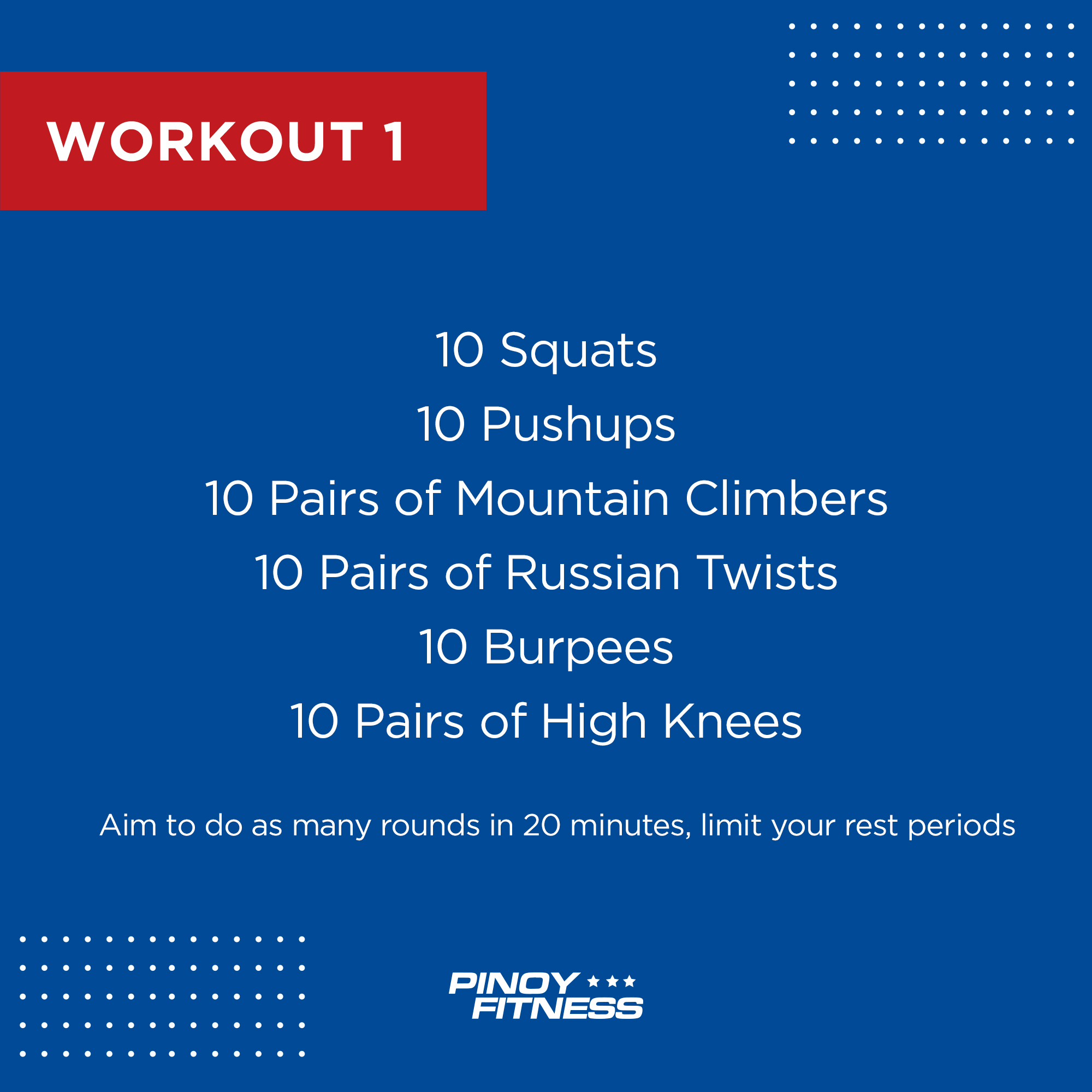 10 Bodyweight Circuit Workouts You Can do Anywhere | Pinoy Fitness