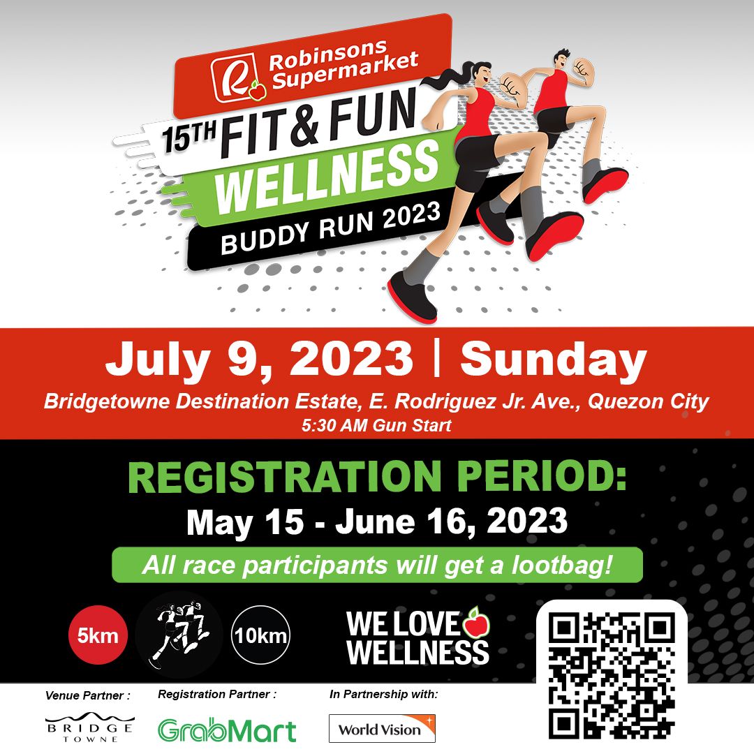 Robinsons Supermarket 15th Fit & Fun Wellness Buddy Run 2023 Pinoy