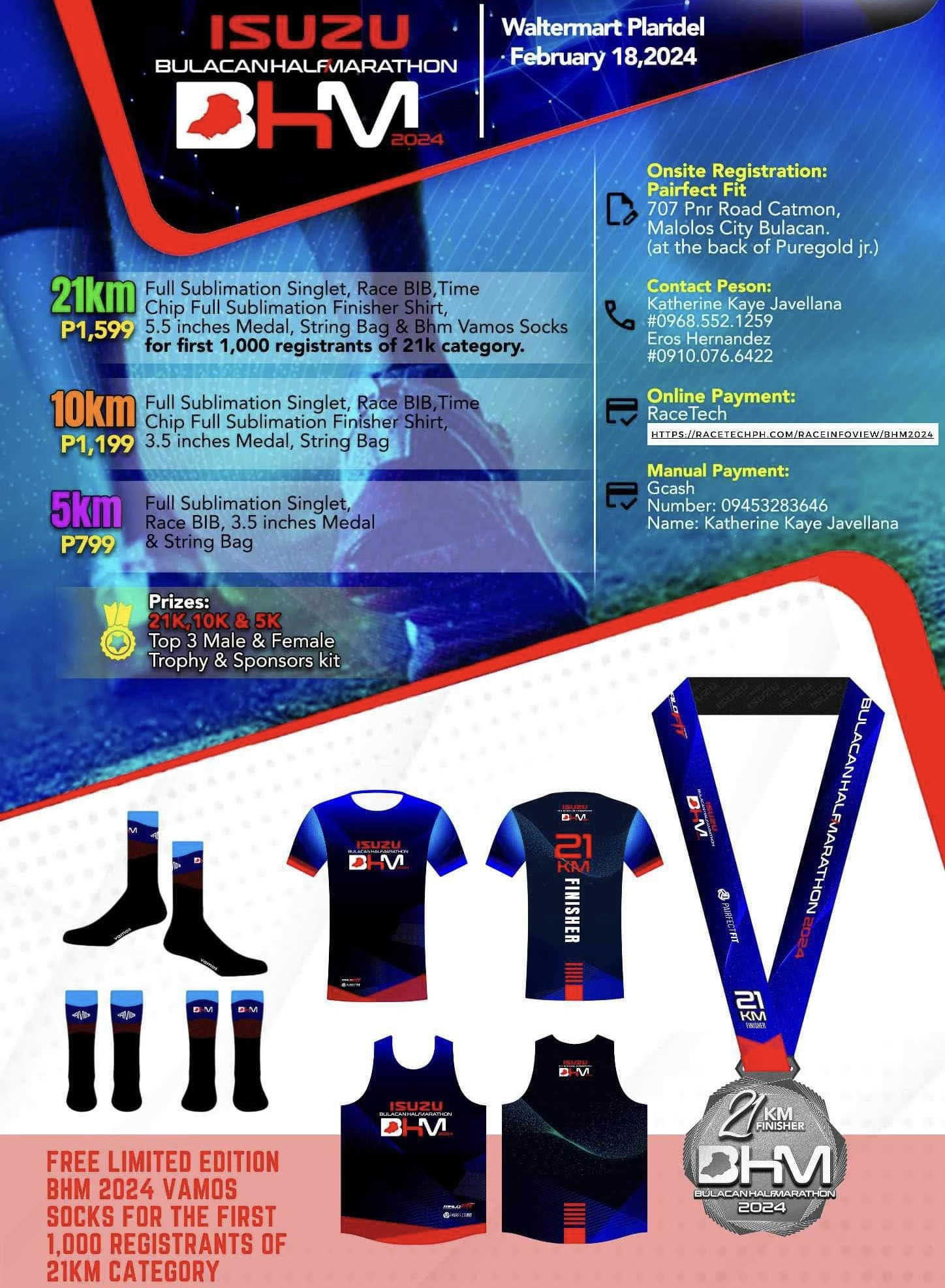 Bulacan Half Marathon 2024 Pinoy Fitness   Bulacan Half Marathon Poster 2024 