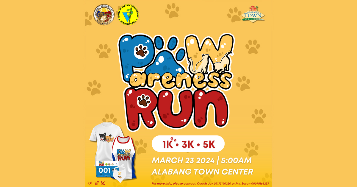 PAWARENESS RUN 2024 in Alabang Town Center