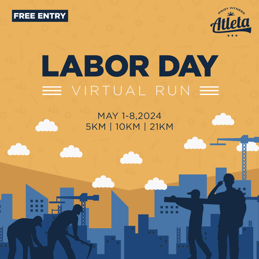 Labor Day Virtual Run (FREE) Pinoy Fitness